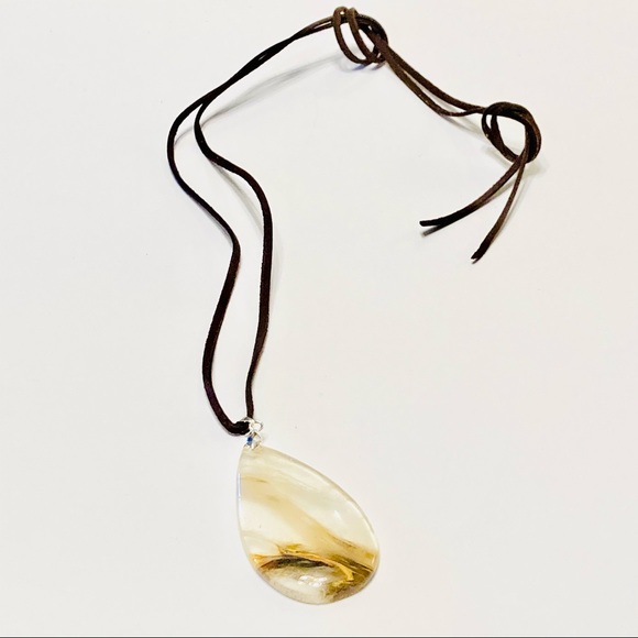 Fleeting Flames:  VOLCANO QUARTZ Pendant Necklace - Picture 5 of 12